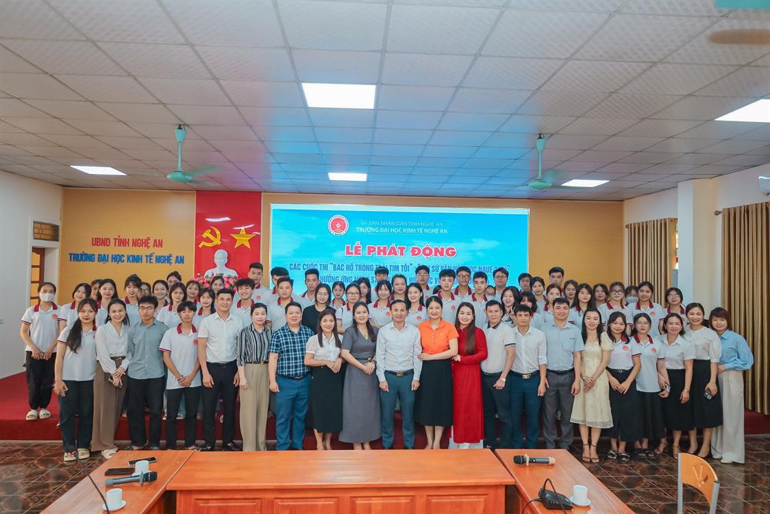 NAUE tổ chức Lễ phát động Cuộc thi “Đại sứ văn hóa đọc NAUE 2024”, cuộc thi “Bác Hồ trong trái tim tôi lần thứ 3” và Hưởng ứng Ngày sách và văn hóa đọc Việt Nam năm 2024