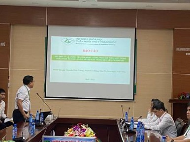 Khoa Nông Lâm Ngư tham gia Hội nghị khoa học chăn nuôi thú y toàn quốc (AVS 2021) tại Huế