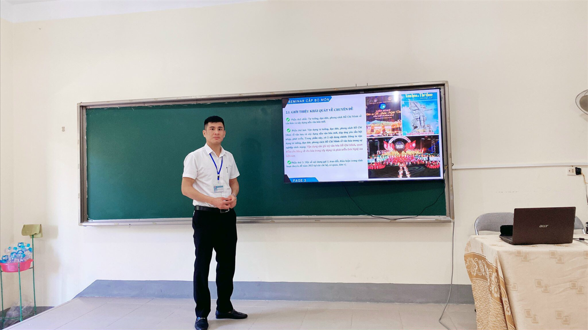 Vận dụng một số nội dung trong chuyên đề năm 2023 của tỉnh ủy Nghệ An vào giảng dạy học phần Chủ nghĩa xã hội Khoa học ở Trường Đại học Kinh tế Nghệ An