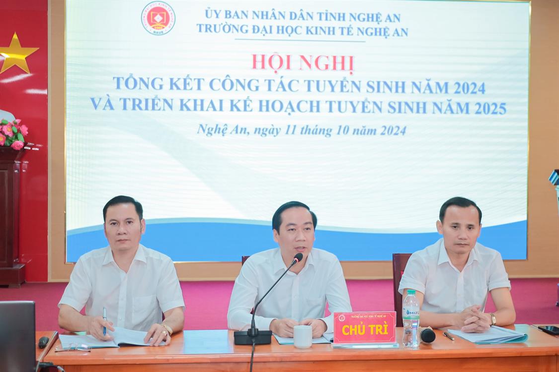 Hội nghị tổng kết công tác tuyển sinh năm 2024, định hướng năm 2025: Đổi mới, quyết liệt, đồng bộ và hiệu quả hơn nữa