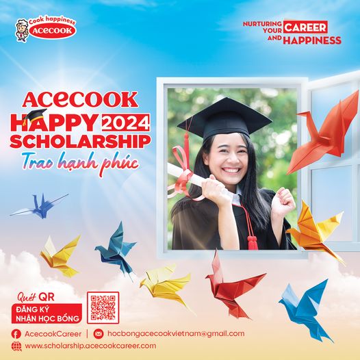 Thông báo xét cấp học bổng Acecook Happy schoolarship 2024